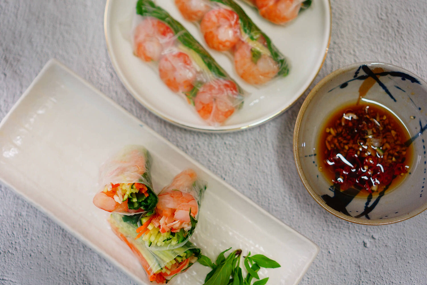 越南鮮蝦捲 V+a開瓶廚房,美食攝影